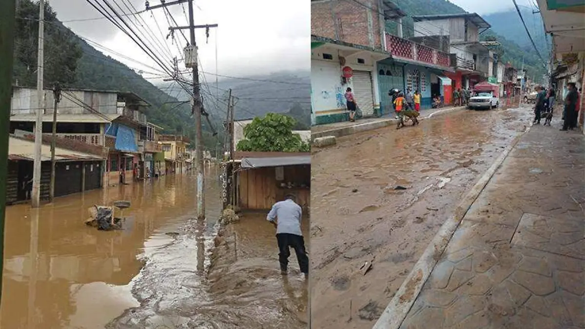 lluvias en Zongolica